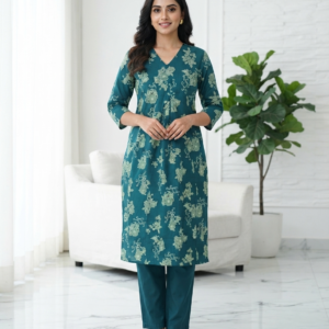 Cotton Dabu Print Co-Ord Set