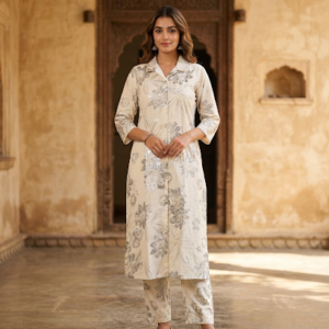 Rayon Printed Co-Ord Set for Women